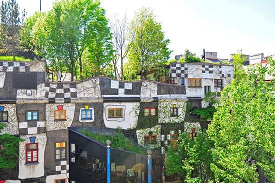Hundertwasser-huset i Wien